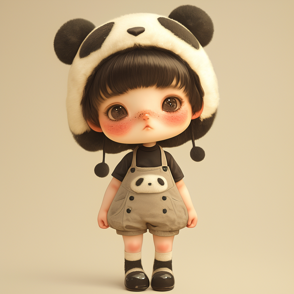 lilier10969_A_resin_toy_of_an_adorable_trendy_lively_babygirl_T_490c6601-4fb1-4f00-84ab-2a19fe986cb3 AI Design—IP character design using Midjourney